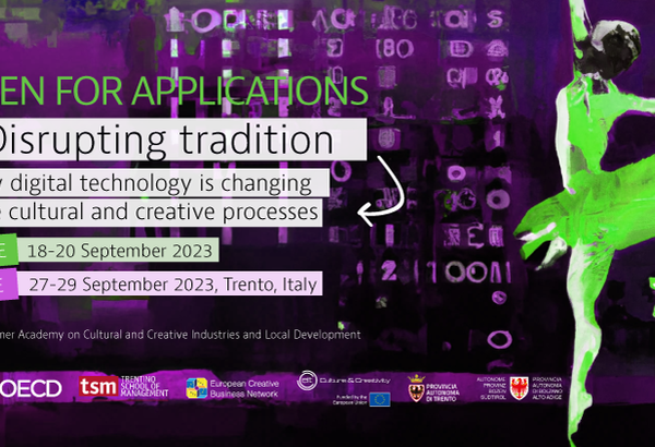 DISRUPTING TRADITION SACCI 2023 - Summer Academy on Cultural and Creative Industries and Local Development