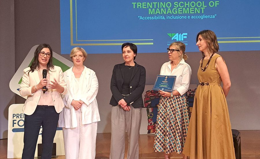 Premio Eccellenza Formazione: due riconoscimenti per TSM - Trentino School of Management