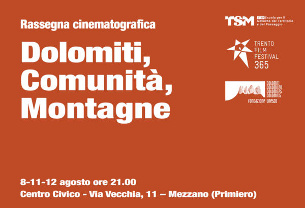 Rassegna cinematografica Dolomiti, Comunità, Montagne