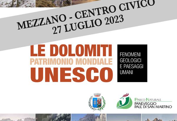 La mostra Dolomiti Unesco al Centro Civico di Mezzano di Primiero